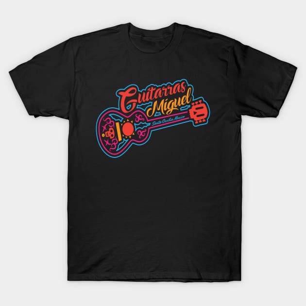 Miguel's Guitars T-Shirt by DeepDiveThreads